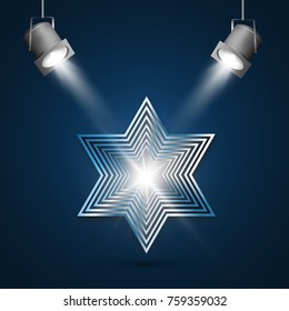 Golden star of David