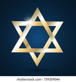 Golden star of David