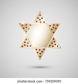 Golden star of David