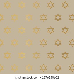 golden star of David background- vector illustration