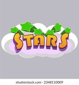 golden star, design element for your logo, vector eps10 illustration