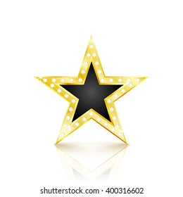 Golden Bronze Silver Stars Icon Rating Stock Vector (Royalty Free ...