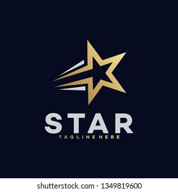 golden star logo icon