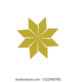 Golden Star logo vector