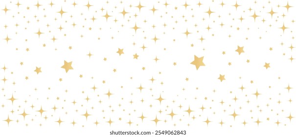 Golden Star Pattern Background for Festive and Elegant Designs, Gold star banner