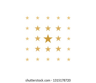 golden star pattern proximity design
