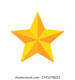 Golden Star Radiance Geometric Vector of Holiday Celebration, Achievement, and Success