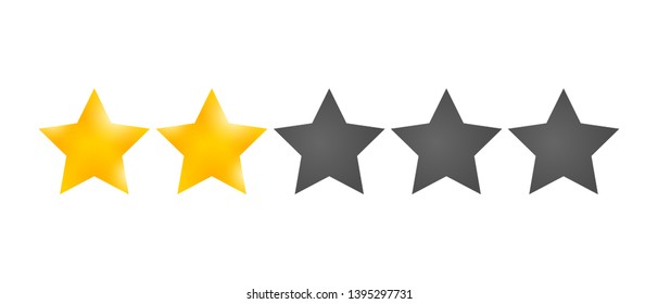 Two Star Rating Stock Illustrations, Images & Vectors | Shutterstock