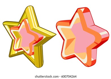 Golden Star Red Core