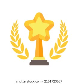 golden star trophy for the winner of the contest