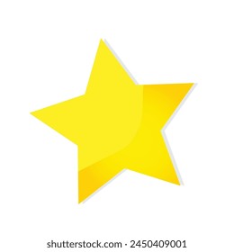 Golden star vector illustration design