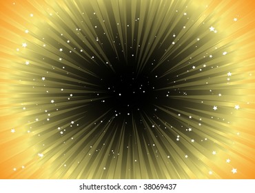 Golden starburst
