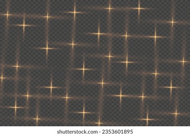 Golden stars on a gray checkered background