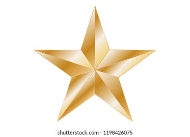 Golden stars on white background.