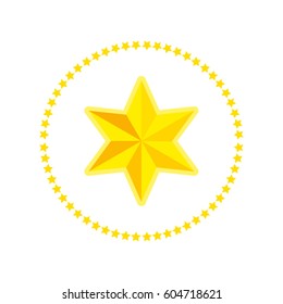 golden stars and ring