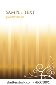 Golden Striped Decorative Background