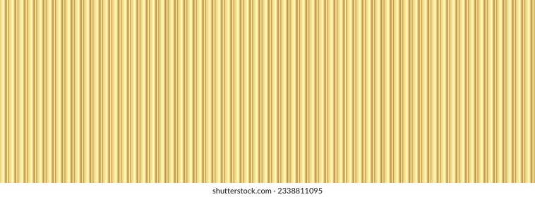 Golden striped seamless banner. Wallpaper or gift wrap for the day of the holiday.