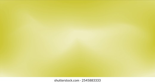 Golden sulphur lime background. Abstract light gold metal gradient. Vector blurred illustration