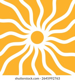 Ilustração e vetor de Sunburst Dourado