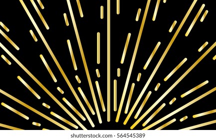 golden sunburst vector background