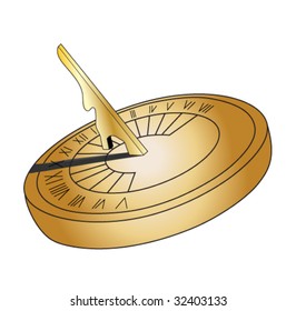 golden sundial