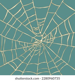 A golden tangled and complex web, from which it is difficult to find a way out. A complex solution to the problem and the necessary plan to resolve the situation.