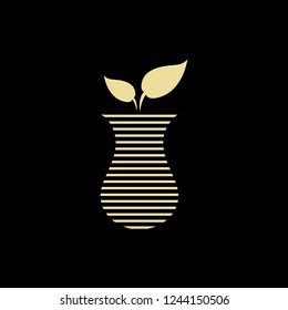 golden tea cup logo