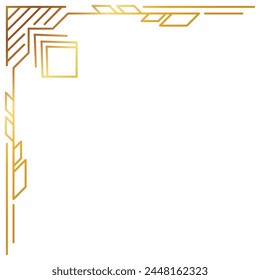 golden technology corner geometric angle