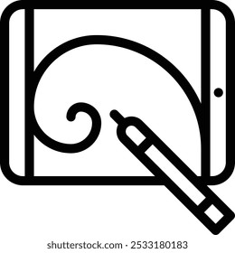 Icono de templo dorado. Diseño De Estilo Lineal Delgado Aislado Sobre Fondo Blanco