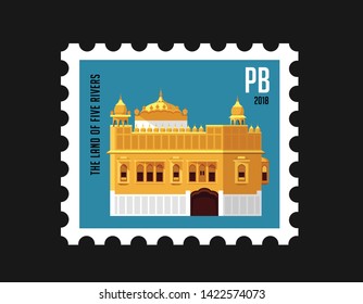 Golden Temple Stamp Amritsar India