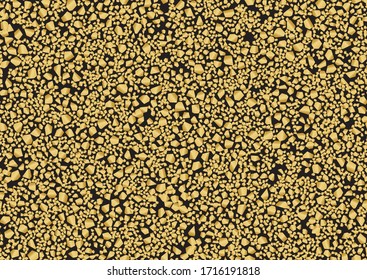 El terrazo dorado combina a la perfección con el estilo moderno. Textura vectorial abstracta.
