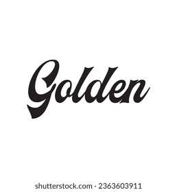 golden text on white background.