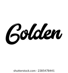 goldener Text auf weißem Hintergrund.