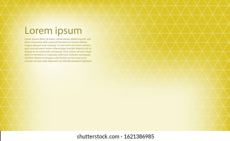 Golden texture geometric pattern.Abstract paper triangle background pattern with copy space. Premium Vector