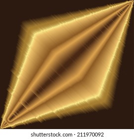 Golden texture metallic background vector