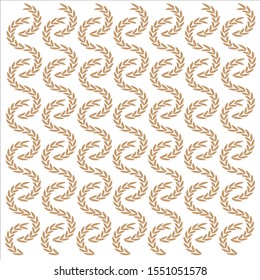 Golden texture. Seamless geometric pattern