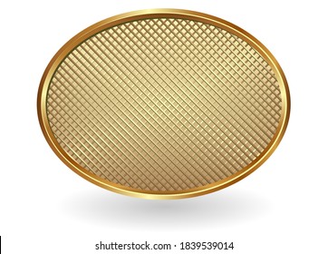 golden textured banner on white background