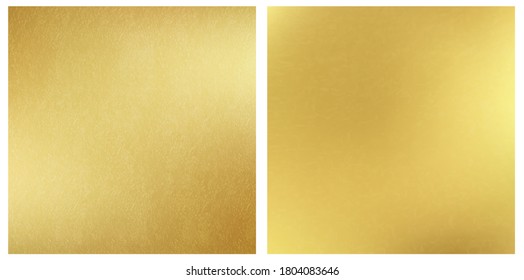 Golden textured square backgrounds. Vector
