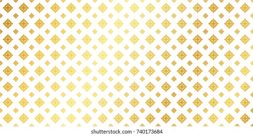 Golden thai ancient pattern. vintage thai traditional on white background ,Thailand art background