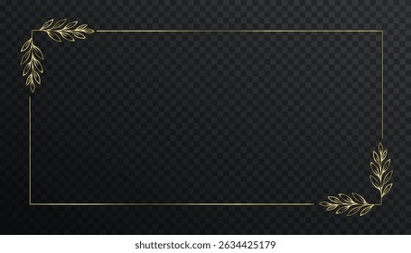 Golden thin frame shines elegantly on black background.
Art deco arch forms minimalist luxury border design.
Rectangular line frame offers space for refined titles.
Geometric gold outline enhances pre