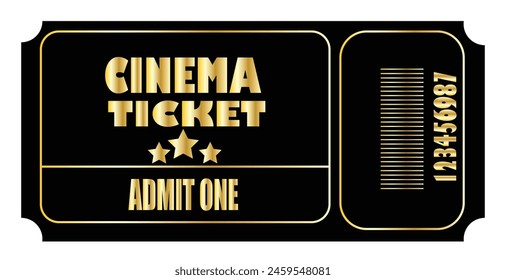 golden ticket gloss, golden, gift, prize, shine, card for discount, admission patterns, ornament eps 10.