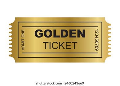 Golden Ticket Template Images 554