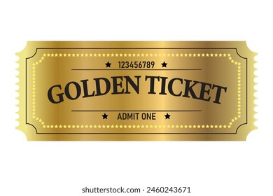 Golden Ticket Template Images 554