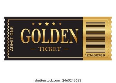 Golden Ticket Template Images 554