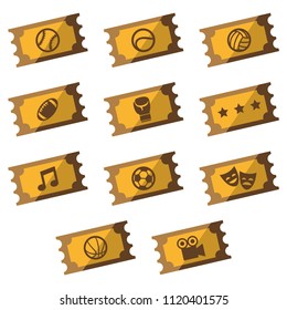 Golden Tickets for different events