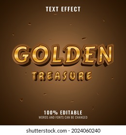 Golden Treasure Mystery Text Effect