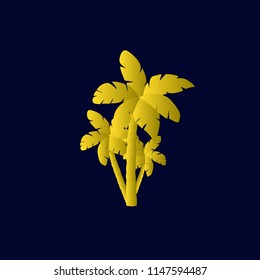 golden tree vector for logo, icon, symbol, sign. it can use as symbol of business or environment development