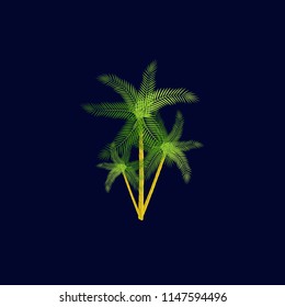 golden tree vector for logo, icon, symbol, sign. it can use as symbol of business or environment development