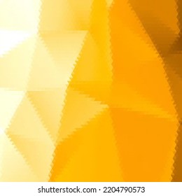 Golden triangle background. Abstract vector image for banner, presentation, brochure and more.