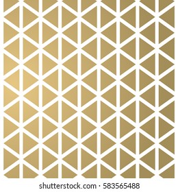 Golden Triangles Abstract Background. Vector